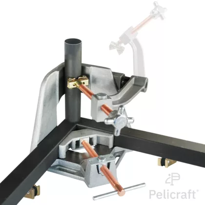 Étau d’établi de soudage 3 axes pour le serrage et le positionnement précis de pièces métalliques en atelier