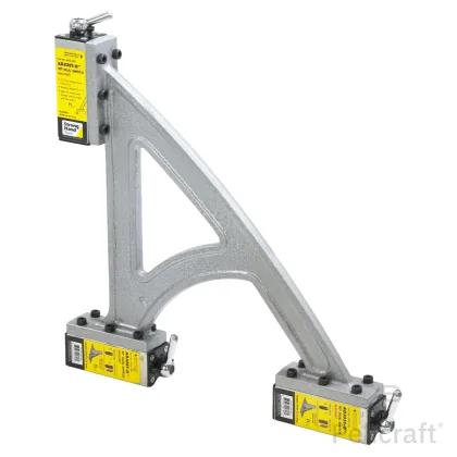 Aimant de maintien ON/OFF type A-Frame Strong Hand Tools avec trois interrupteurs indépendants et rainure en V