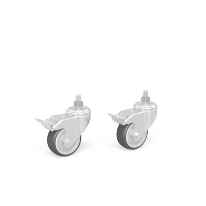 Roulettes pour table machine et extension (lot de 2)