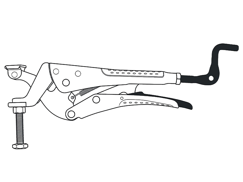 Schéma technique Pince Écarteur PE10