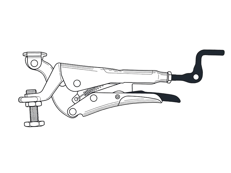 Schéma technique Pince Écarteur PE6