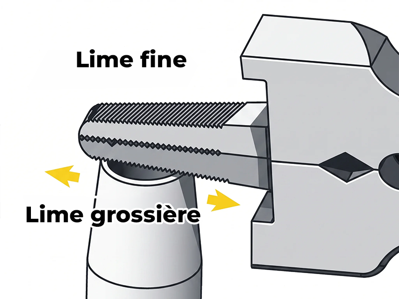 Limes de buse PM25 en usage
